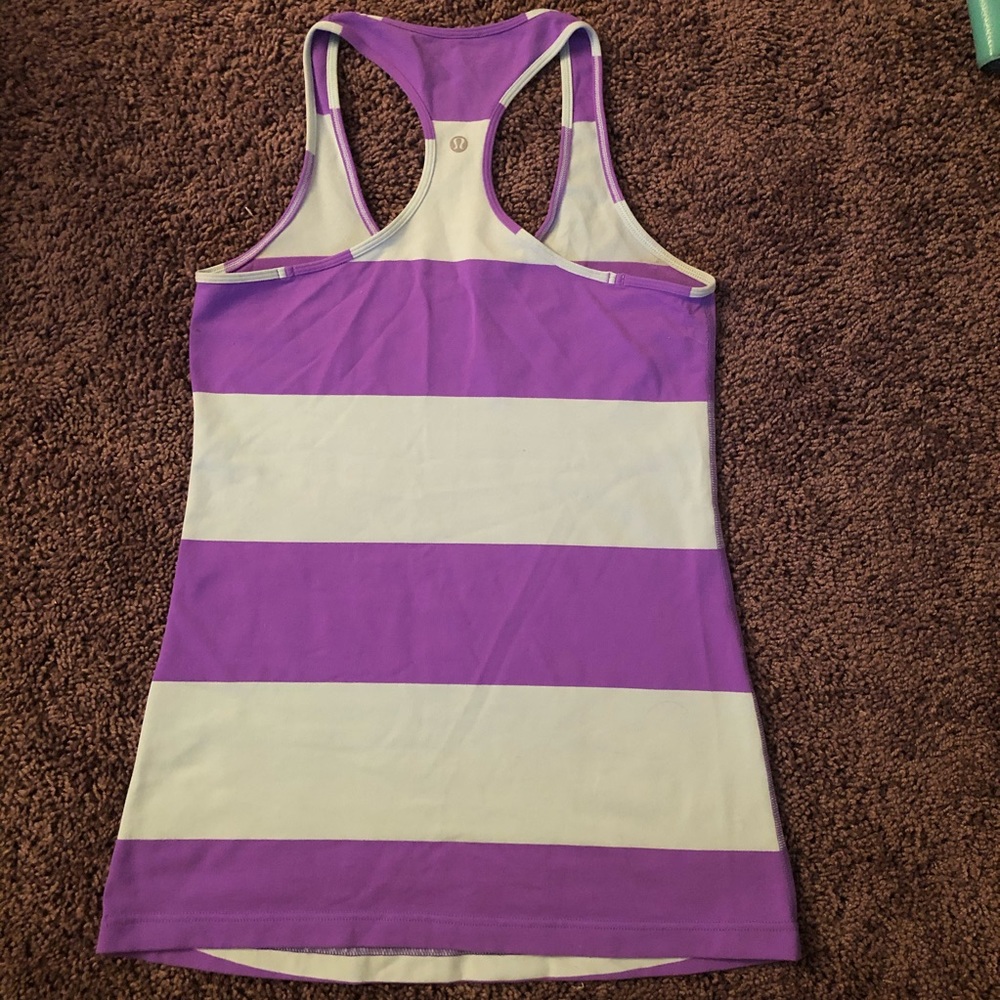 Women’s lululemon Athletica tank top purple teal